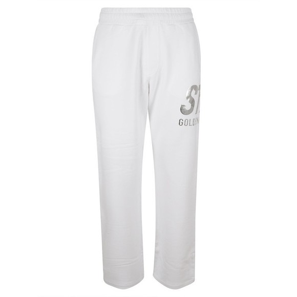 Golden Goose Relaxed-Fit Trousers With Metallic Logo Detail - NWT